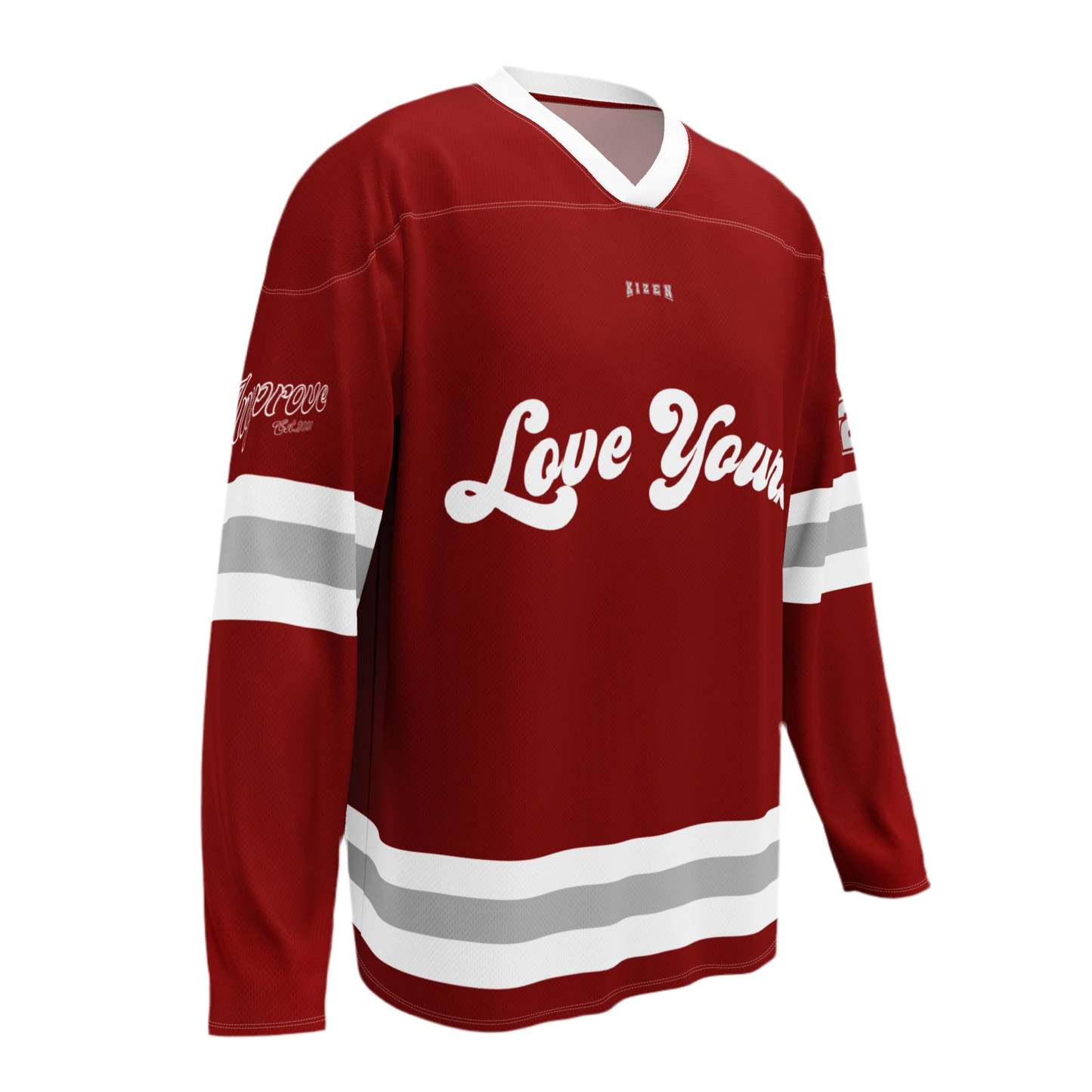 Love Yourz Hockey Jersey ( Red )