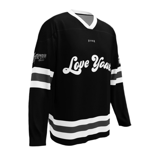 Love Yourz Hockey Jersey ( Black )