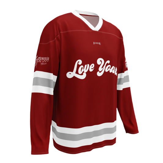 Love Yourz Hockey Jersey ( Red )