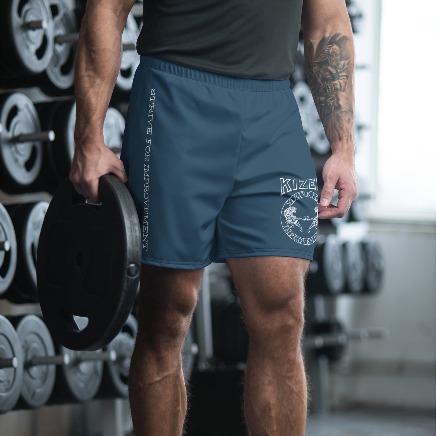 Twin Tiger Athletic Shorts ( Navy )