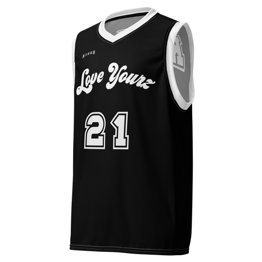 Love Yourz Basketball Jersey ( Black )