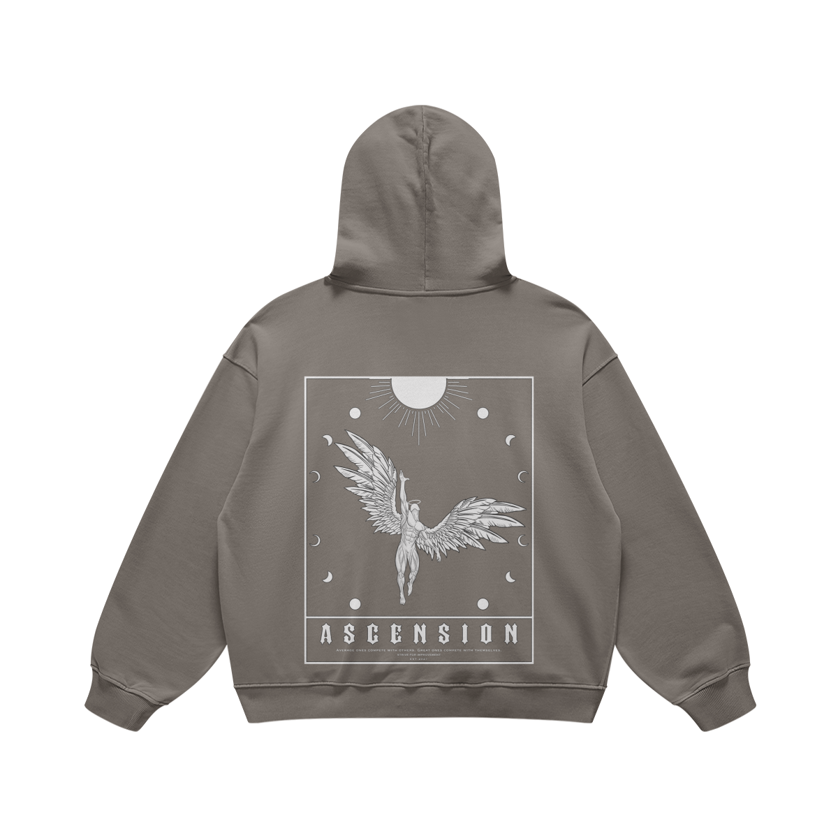 ASCENSION WASHED HOODIE ( OVERSIZED )