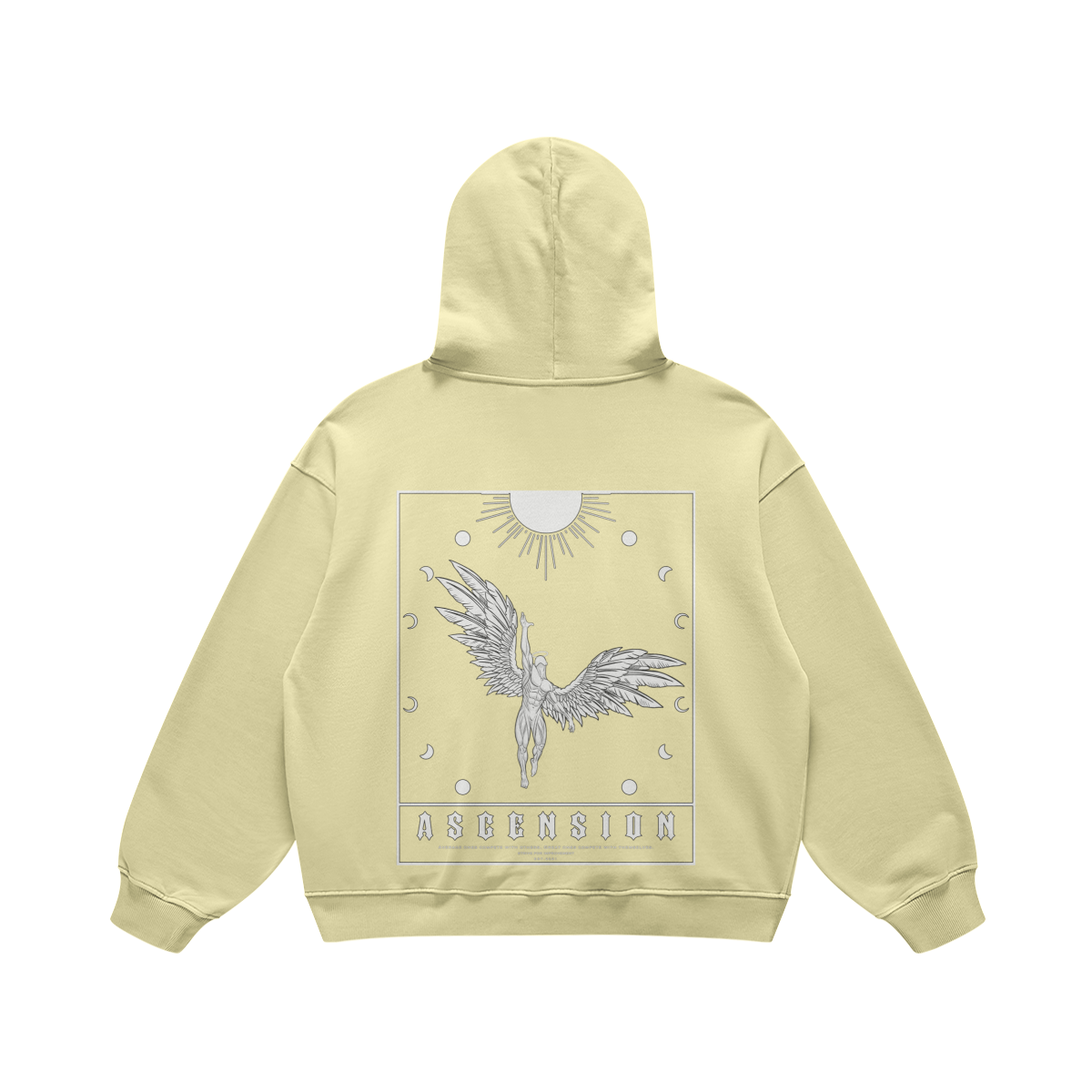 ASCENSION WASHED HOODIE ( OVERSIZED )