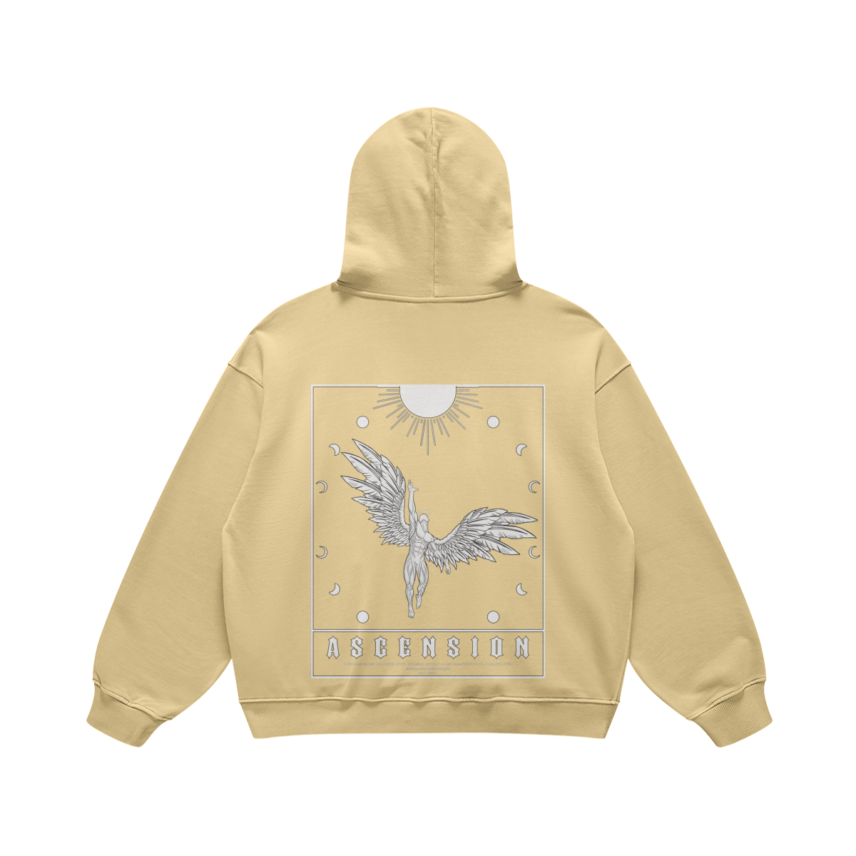 ASCENSION WASHED HOODIE ( OVERSIZED )