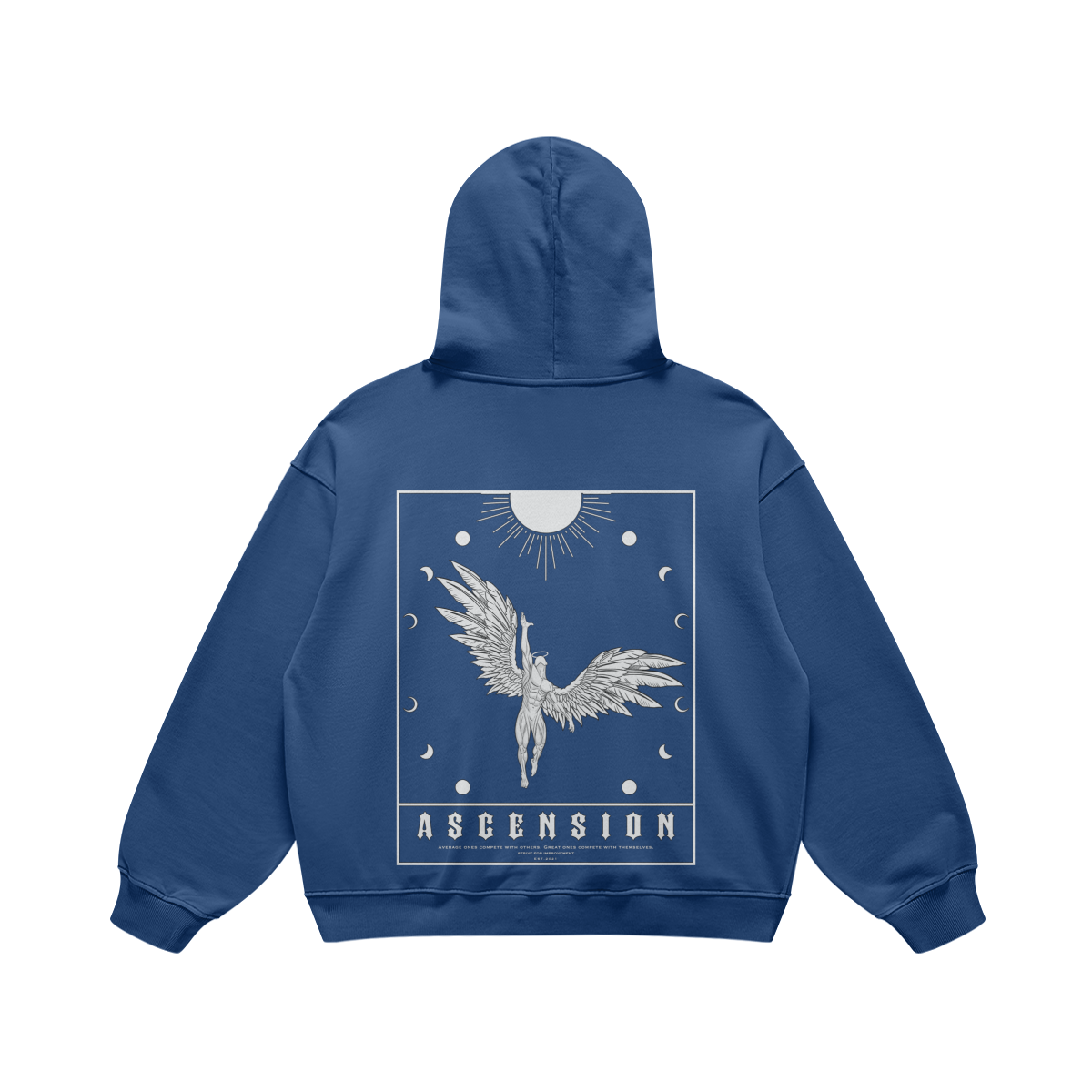 ASCENSION WASHED HOODIE ( OVERSIZED )