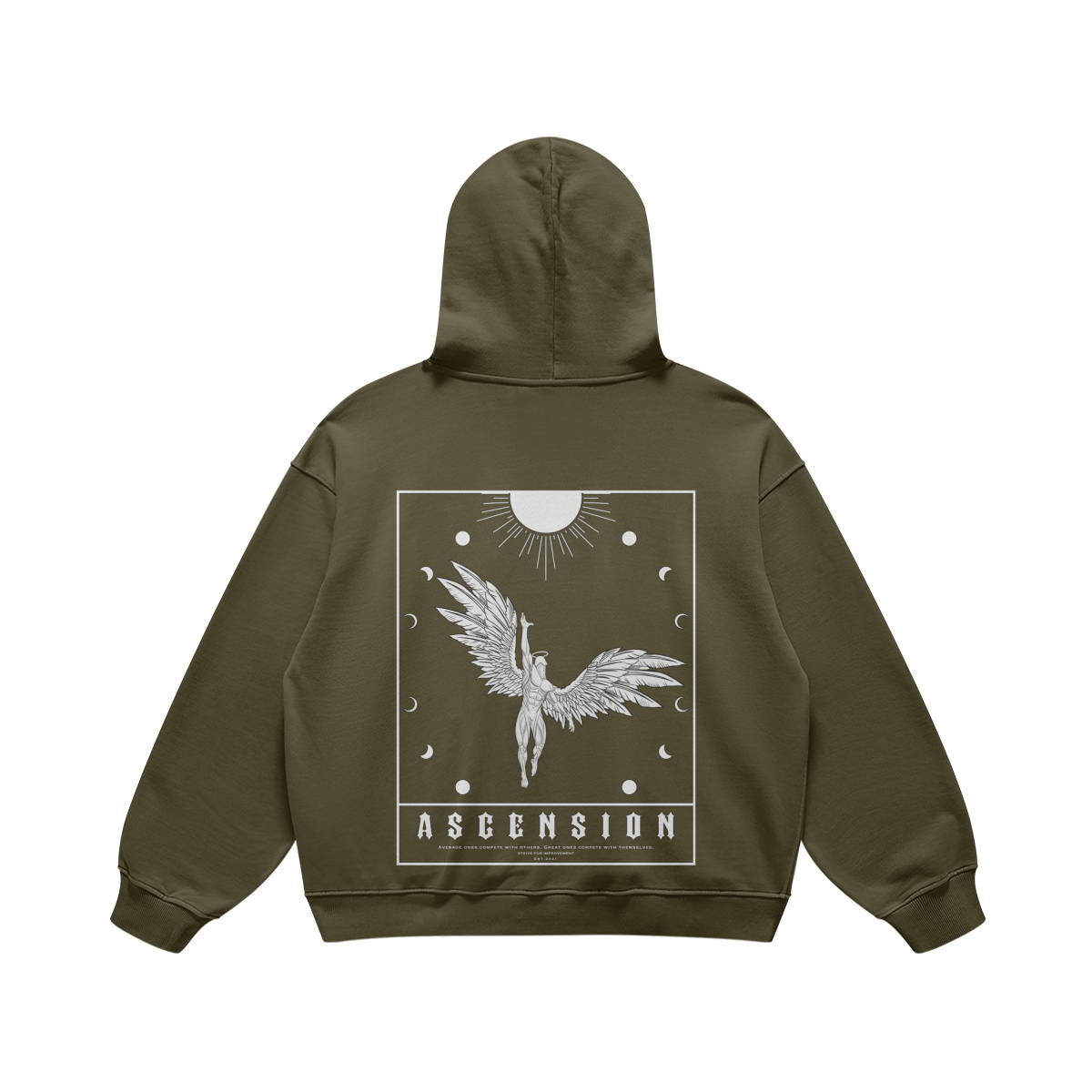 ASCENSION WASHED HOODIE ( OVERSIZED )