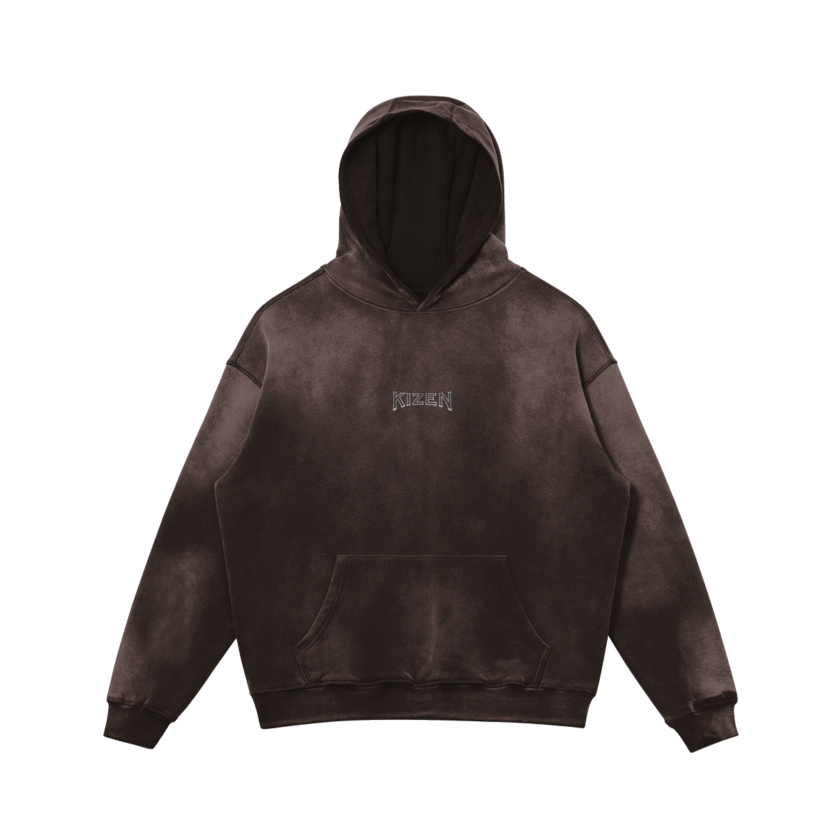 ASCENSION PREMIUM SUN FADED HOODIE OVERSIZED KizenApparel