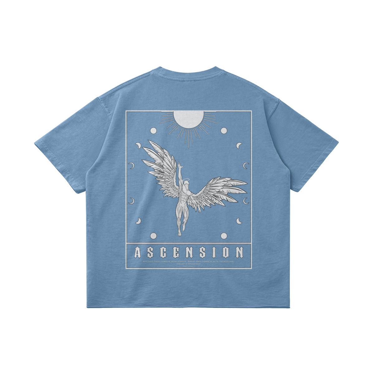 ASCENSION WASHED TEE ( OVERSIZED )